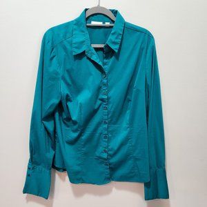 Green Button Down Dress Shirt